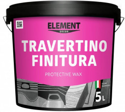 Element Decor Travertino Finitura воск для декоративных штукатурок с эффектом натурального камня 5л