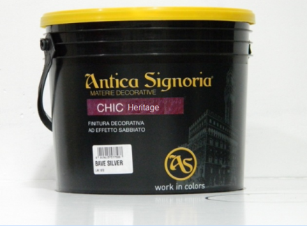 Antica Signoria Chic Heritage (база Silver) декоративний матеріал з великим зерном для внутрішніх робіт 15л