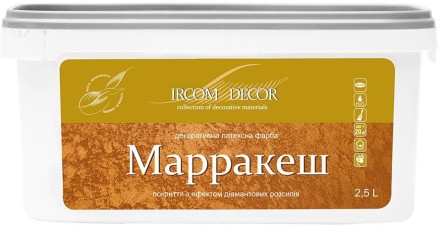Ircom Decor Декоративна фарба Марракеш для стін 2,5л