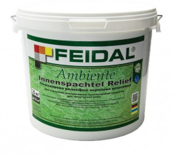 FEIDAL Ambiente Innenspachtel Relief рельефная акриловая шпатлевка для создания декоративных покрытий 25 кг