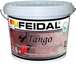 FEIDAL Tango паропроникна декоративна фарба для внутрішніх робіт 2,5л