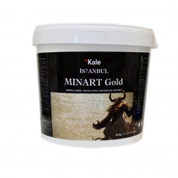 Kale Minart Gold декоративное покрытие с эффектом грубого травертина 25 кг
