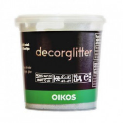 Oikos Decor Glitter готовая к применению декоративная акриловая добавка 90мл
