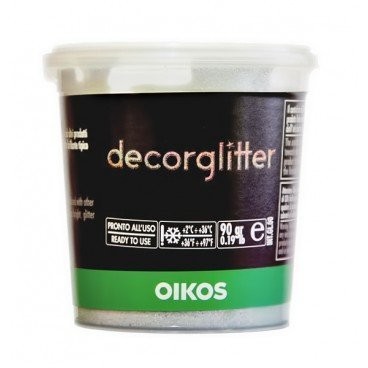 Oikos Decor Glitter готова до застосування декоративна акрилова добавка 90мл