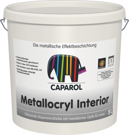 CAPAROL Capadecor Metallocryl Interior блискуча фарба дисперсійна 2.5 л