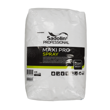 Sadolin Maxi Pro Spray дрібнозерниста легка шпаклівка для набризку 17л