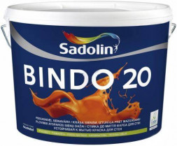 Sadolin Bindo 20 полуматовая краска для стен и потолков