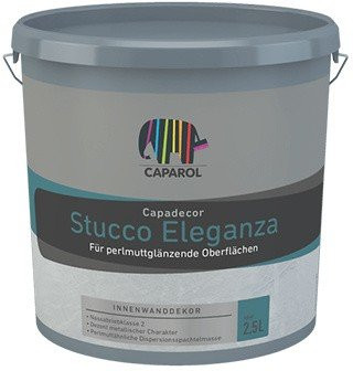 Caparol Stucco Eleganza декоративна шпаклівка з металевим ефектом 2,5л