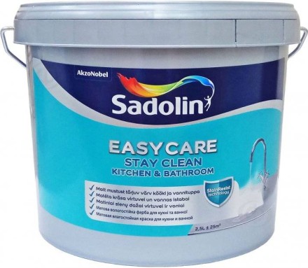 Sadolin EasyCare Kitchen&amp;amp;Bathroom матова акрилова для вологих приміщень