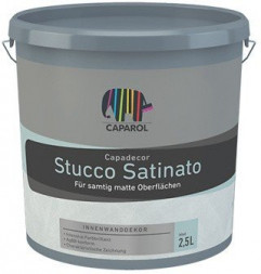 CAPAROL Stucco Satinato дисперсионная матовая шпаклевка 2,5л