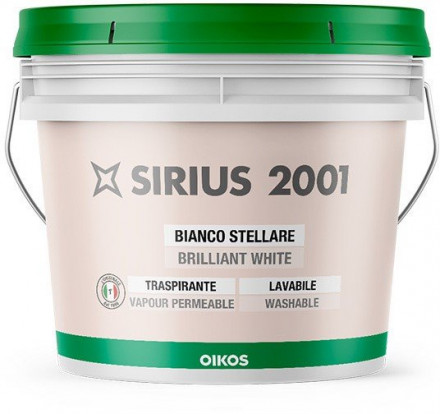 Oikos Sirius 2001 интерьерная краска с хорошей укрывистостью 14л