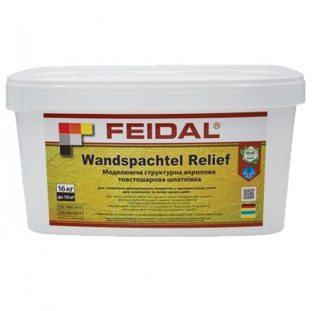 FEIDAL Ambiente Wandspachtel Relief рельєфна адекоративна шпаклівка 16 кг
