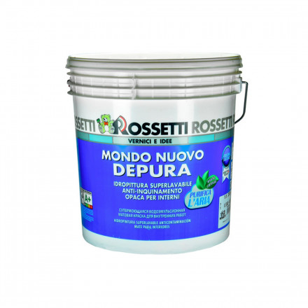 Rossetti Очищающая краска для внутренних помещений MONDO NUOVO DEPURA 14 л