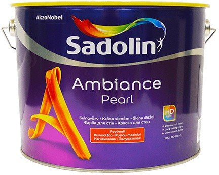 Sadolin Ambiance Pearl напівматова акрилова фарба для стін